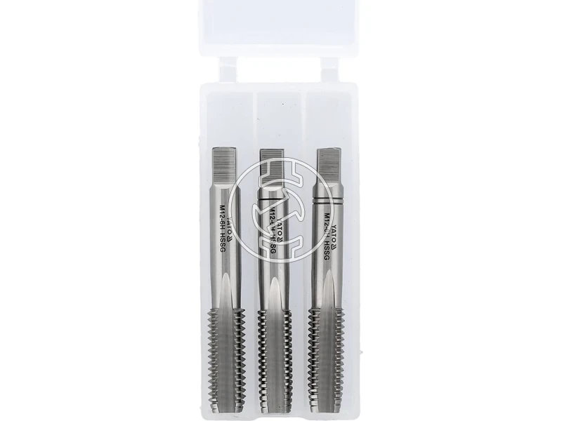 Kép: M12 kezi menetfuro keszlet 3 reszes 1-2-3 HSS M2.webp