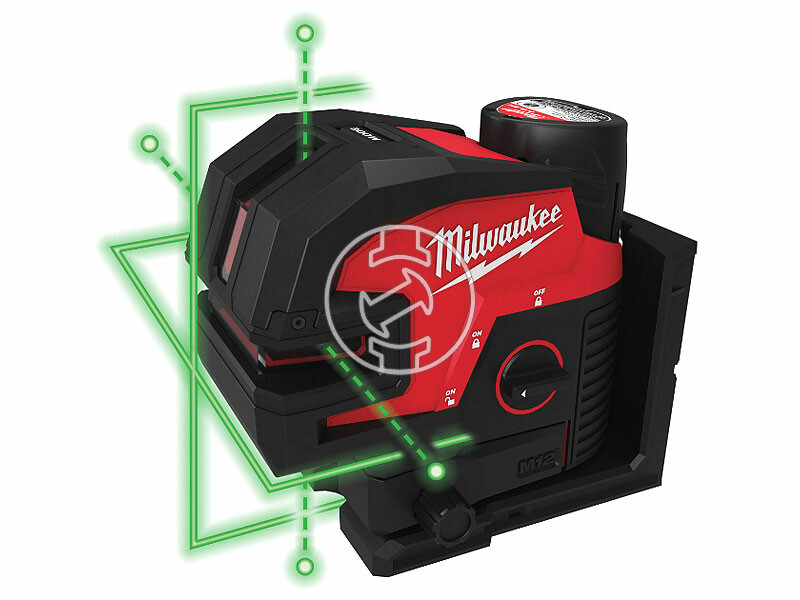 M12CLL4P-301C ZÖLD KERESZTVONALAS LÉZER 4 PONTTAL