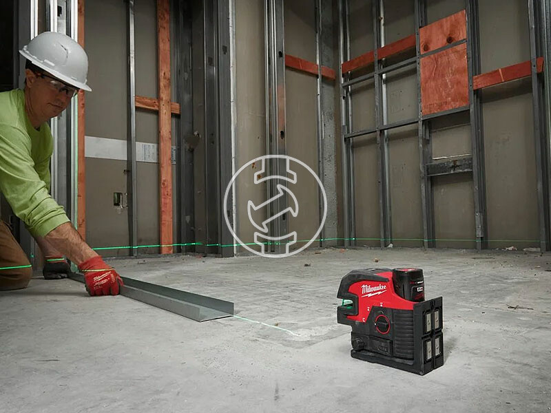 M12CLL4P-301C ZÖLD KERESZTVONALAS LÉZER 4 PONTTAL