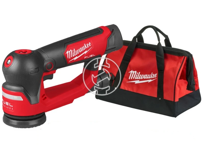 Milwaukee M12FSDR75-0B akkus excentercsiszoló 12 V | 75 mm | Szénkefementes | Akku és töltő nélkül | Kartondobozban