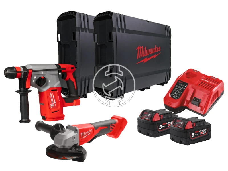 Milwaukee M18BLPP2G-502X gépcsomag
