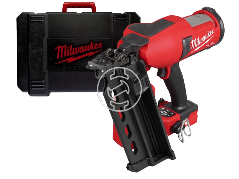 Milwaukee M18FDN-0C akkus szerkezeti szegező 18 V | 73 - 92 mm | Átmérő 3,3 mm | 21 ° | Szénkefementes | Akku és töltő nélkül | Heavy Duty kofferben