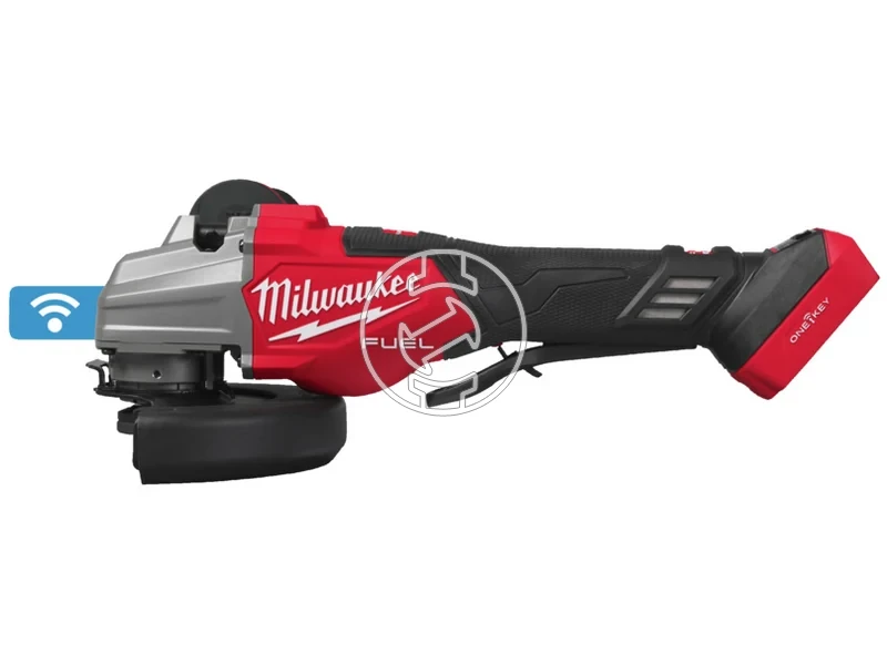 Kép: M18FHSAGSVO125X-0X M18 FUELTM nagy teljesitmenyu 125 mm-es sarokcsiszolo csusztathato kapcsoloval fekezo es ONE-KEYTM funkcioval.webp