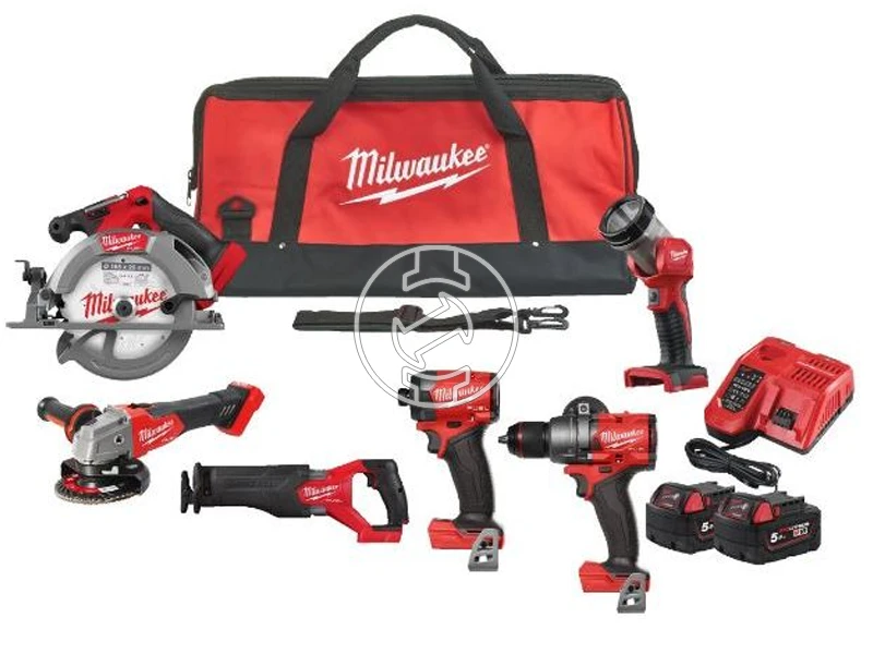 Milwaukee M18FPP6G3-502B gépcsomag