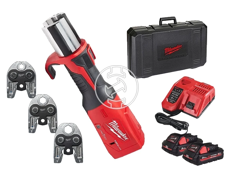 Milwaukee M18ONEBLHPT-302C akkus csőprés Standard | 18 V | 0 - 110 mm | 32 kN | Szénkefementes | 2 x 3 Ah akku + töltő | Kofferben