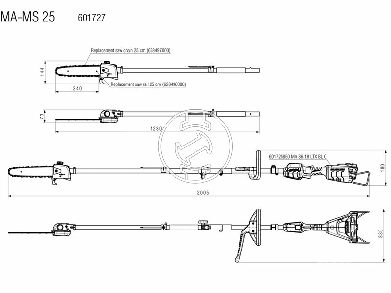 MA-MS 25 (magassági ágvágó)