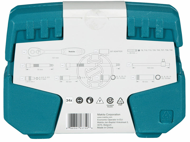 Makita 1/4 inch 32 db-os dugókulcs készlet