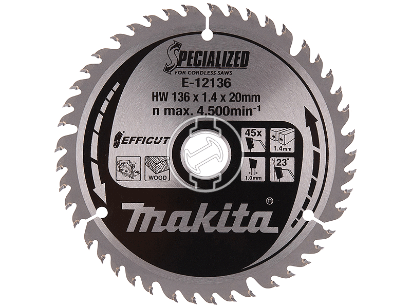 Makita 136x20 mm Z45 körfűrészlap