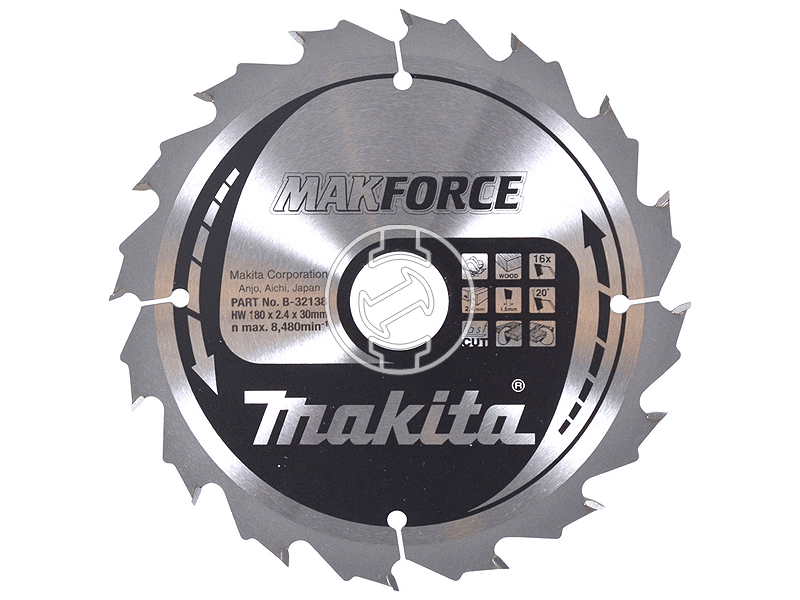 Makita 180x30 mm Z16 körfűrészlap