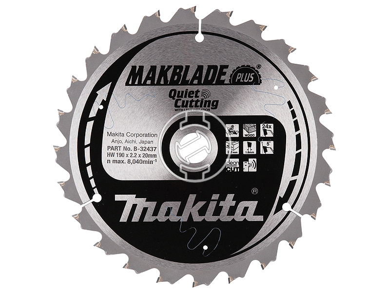 Makita 190x20 mm Z24 körfűrészlap