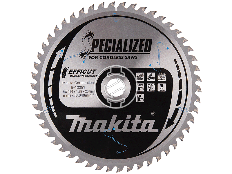 Makita 190x20 mm Z50 körfűrészlap