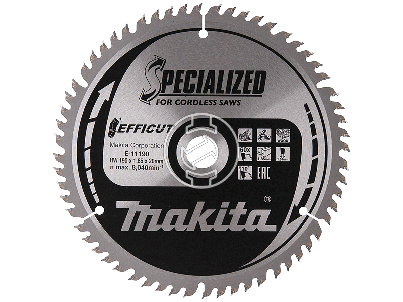 Makita 190x20 mm Z60 körfűrészlap