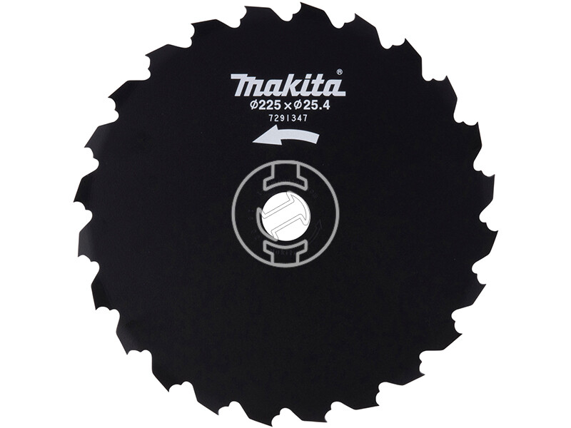 Makita 199872-9 225x25.4 mm-es 24 fogú fűrésztárcsa UR012G fűkaszához