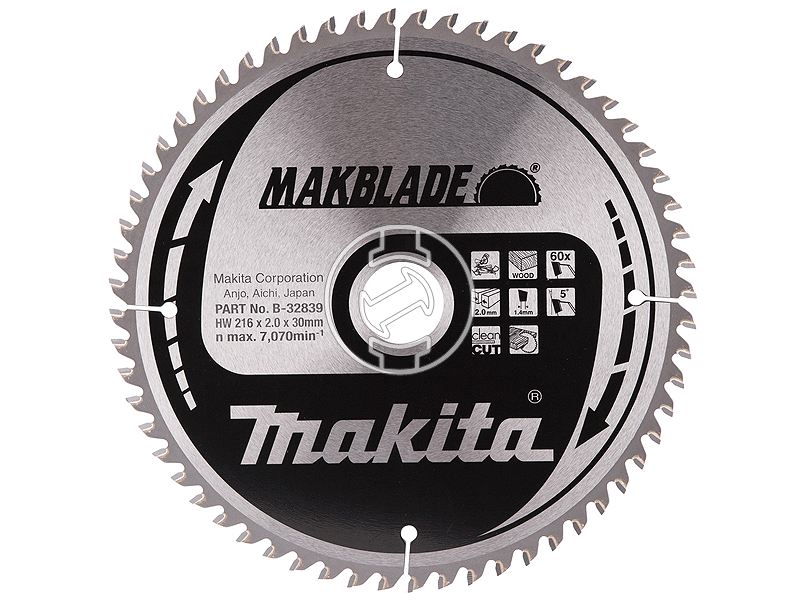 Makita 216x30 mm Z60 körfűrészlap