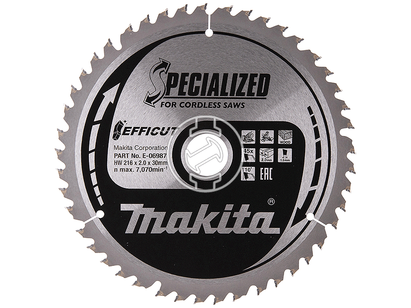 Makita 216x30mm Z45 körfűrészlap