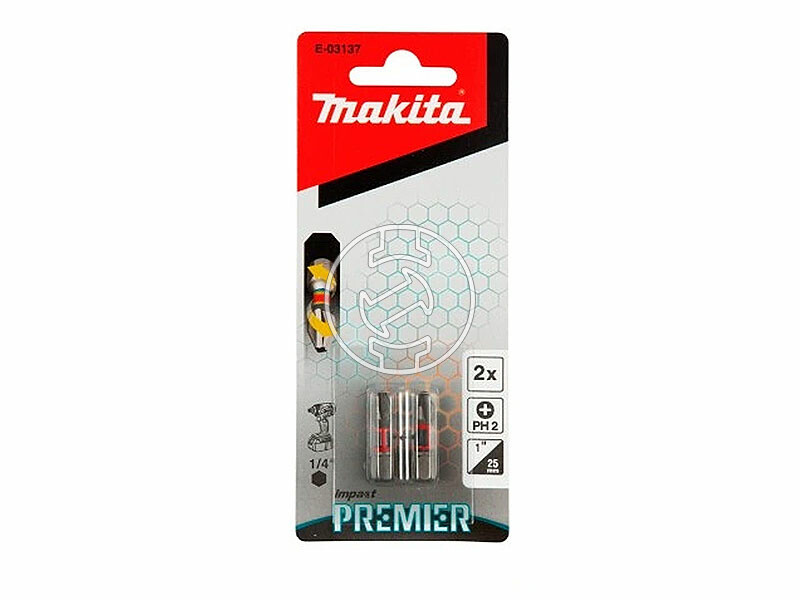Makita 25 mm | PH2 | 1/4 inch phillips behajtóbit 2 db
