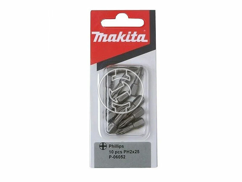 Makita 25 mm | PH2 | 1/4 inch phillips behajtóbit 10 db
