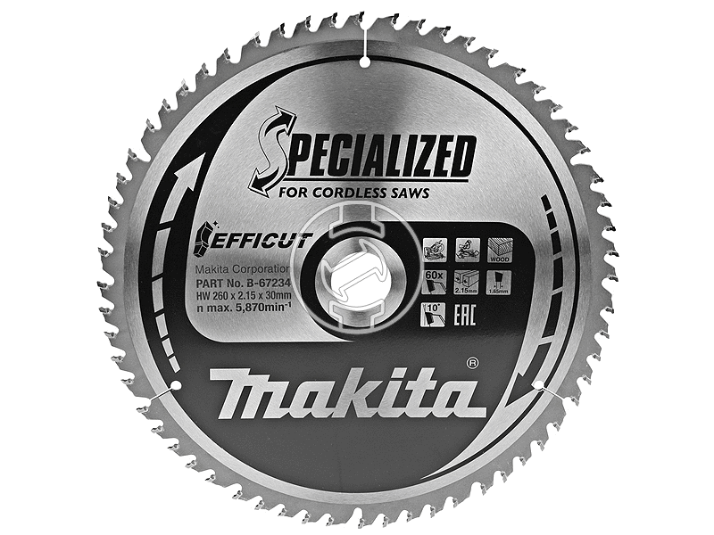 Makita 260x30 mm Z60 körfűrészlap