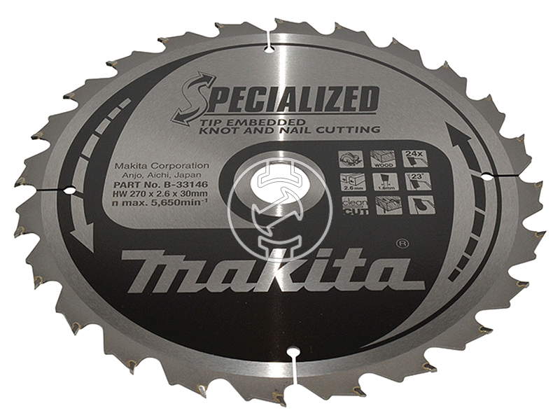 Makita 270x30 mm Z24 körfűrészlap