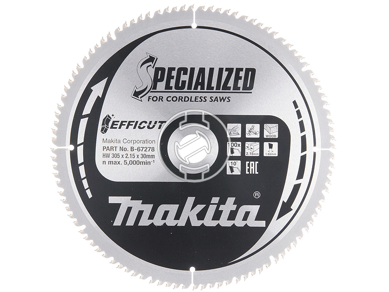 Makita 305x30 mm Z100 körfűrészlap