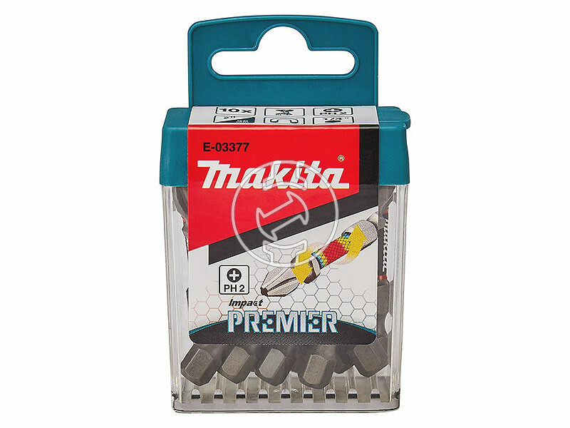 Makita 50 mm | PH2 | 1/4 inch phillips behajtóbit 10 db