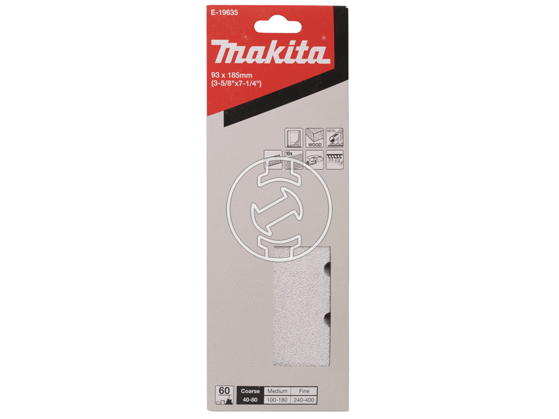 Makita 93 x 185 mm rezgőcsiszoló papír 10 db