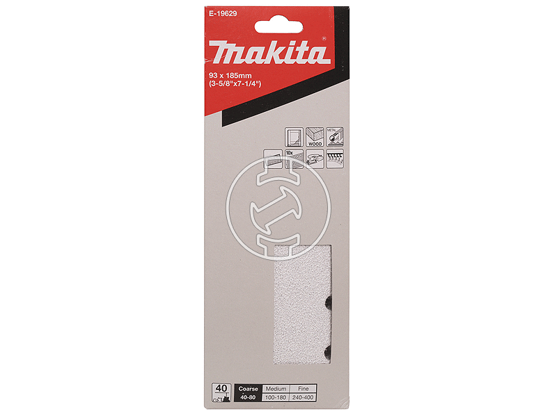 Makita 93 x 185 mm rezgőcsiszoló papír 10 db