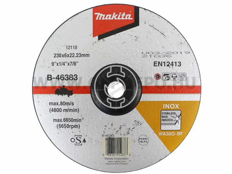 Makita csiszolótárcsa B-46383