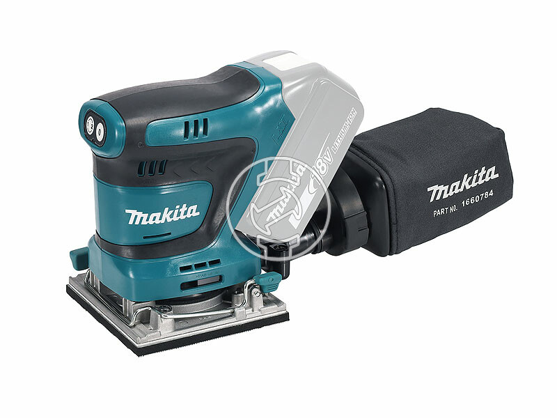 Makita DBO484Z 18V LXT akkus rezgőcsiszoló 112x102 mm