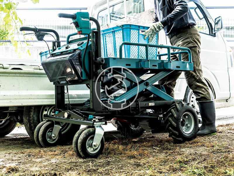 Makita DCU601Z akkus talicska 300 kg 2 x 18V LXT