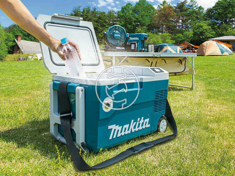 Makita DCW180Z akkus hűtő és melegen tartó láda (akku és töltő nélkül)