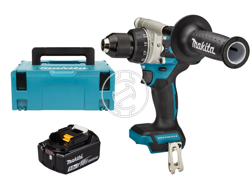 Makita DDF486Z akkus fúrócsavarozó tokmányos 18 V | 130 Nm | Szénkefementes | Akku és töltő nélkül | Kartondobozban