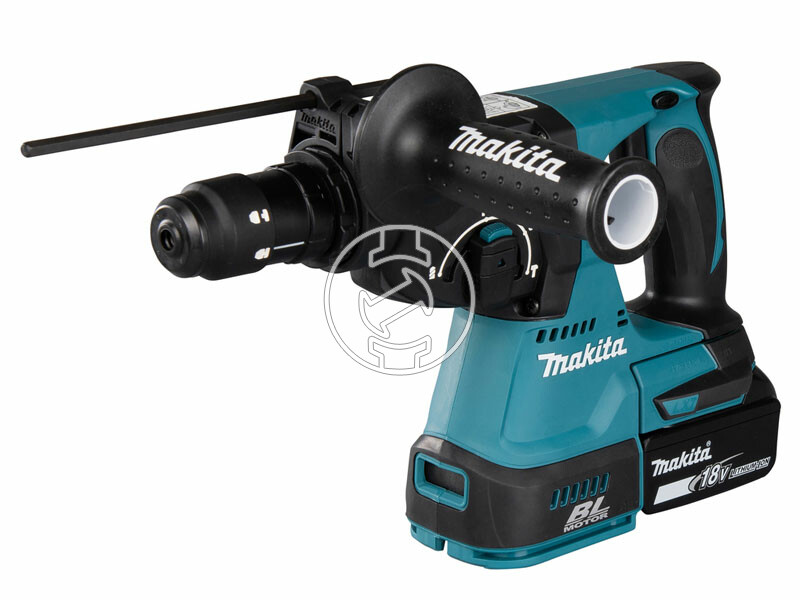 Makita DHR243RFJ akkus fúró-vésőkalapács 18 V | 2 J | Betonban 24 mm | 4,9 kg | Szénkefementes | 2 x 3 Ah akku + töltő | MakPac-ban
