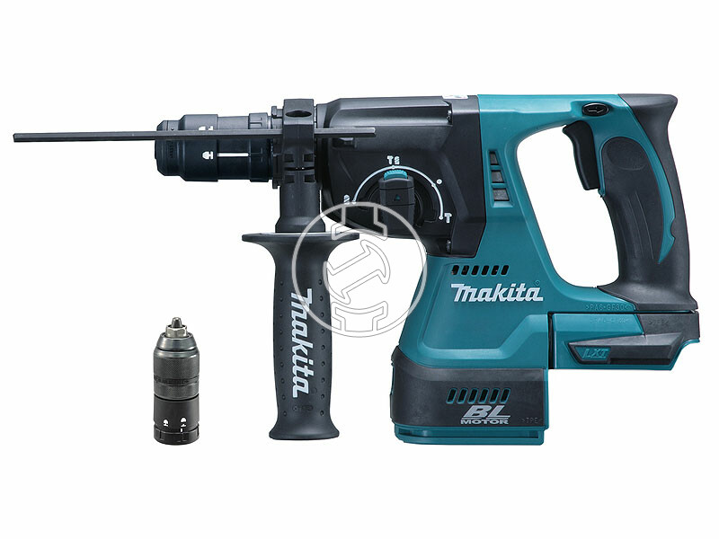 Makita DHR243RTJ akkus fúró-vésőkalapács 18 V | 2 J | Betonban 24 mm | 3,4 kg | Szénkefementes | 2 x 5 Ah akku + töltő | MakPac-ban