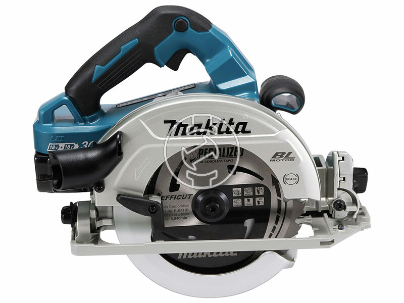 Makita DHS782PT2J akkus körfűrész 2 x 18 V | Körfűrészlap 190 mm x 30 mm | Vágás max. 62,5 mm | Szénkefementes | 2 x 5 Ah akku + töltő | MakPac-ban