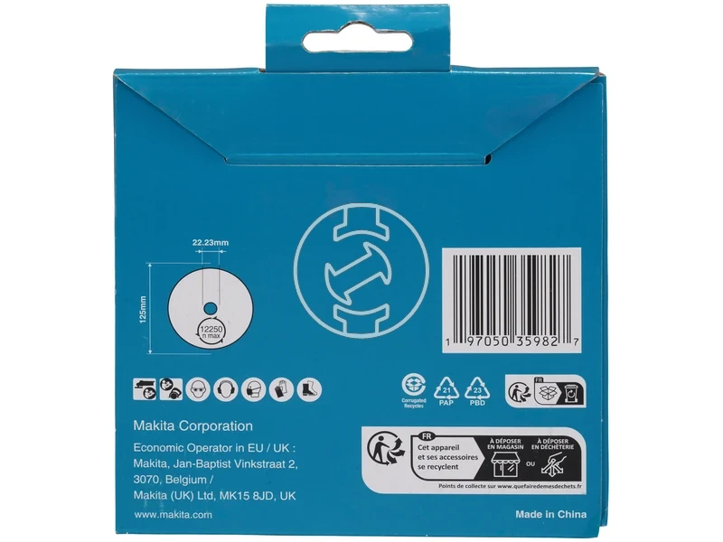 Kép: Makita DIAMAK Turbo gyemant vagotarcsa 125 x 2223 mm_3.webp