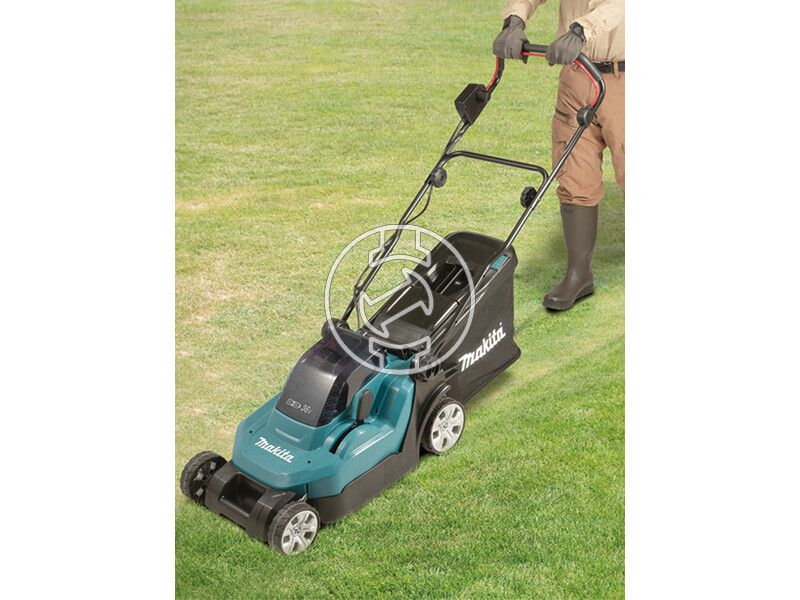 Makita DLM382PG2 akkus fűnyíró + 2 x 6,0 Ah + RD