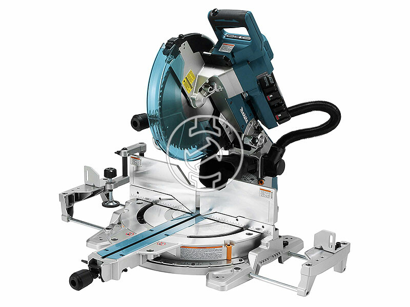 Makita DLS211PT2U akkus gérvágó 36 V | Fűrészlap 305 mm x 30 mm | Vágás max. | Szénkefementes | 2 x 5 Ah akku + töltő