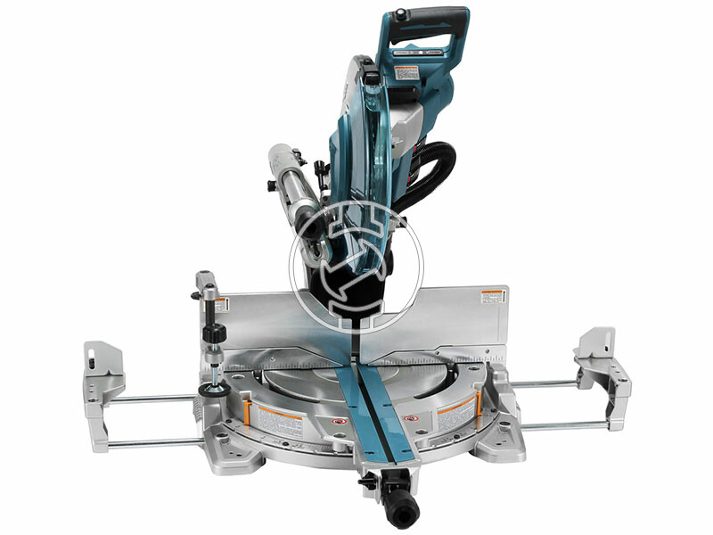 Makita DLS211PT2U akkus gérvágó 36 V | Fűrészlap 305 mm x 30 mm | Vágás max. | Szénkefementes | 2 x 5 Ah akku + töltő