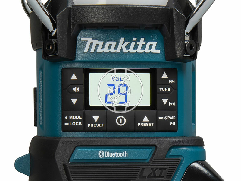 Makita DMR057 akkus rádió és lámpa Bluetooth