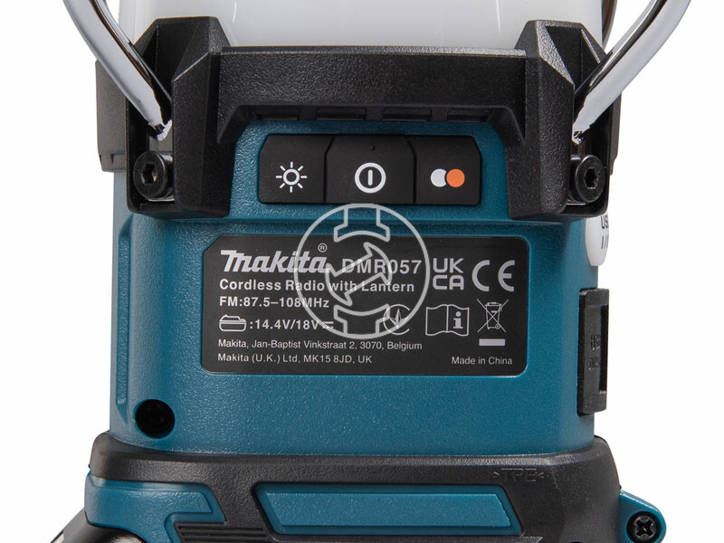 Makita DMR057 akkus rádió és lámpa Bluetooth