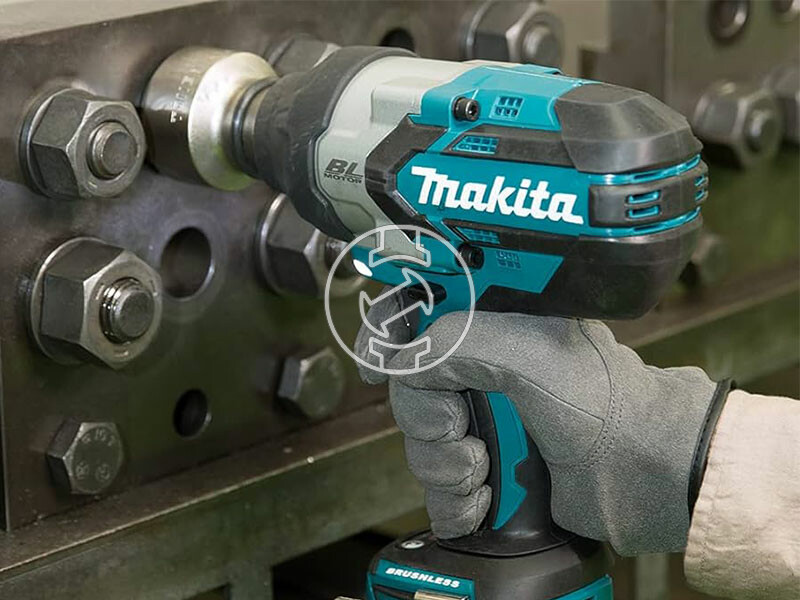 Makita DTW1001Z akkus ütvecsavarozó 18 V | 1050 Nm | 3/4 inch | Szénkefementes | Akku és töltő nélkül | Kartondobozban | Bulk