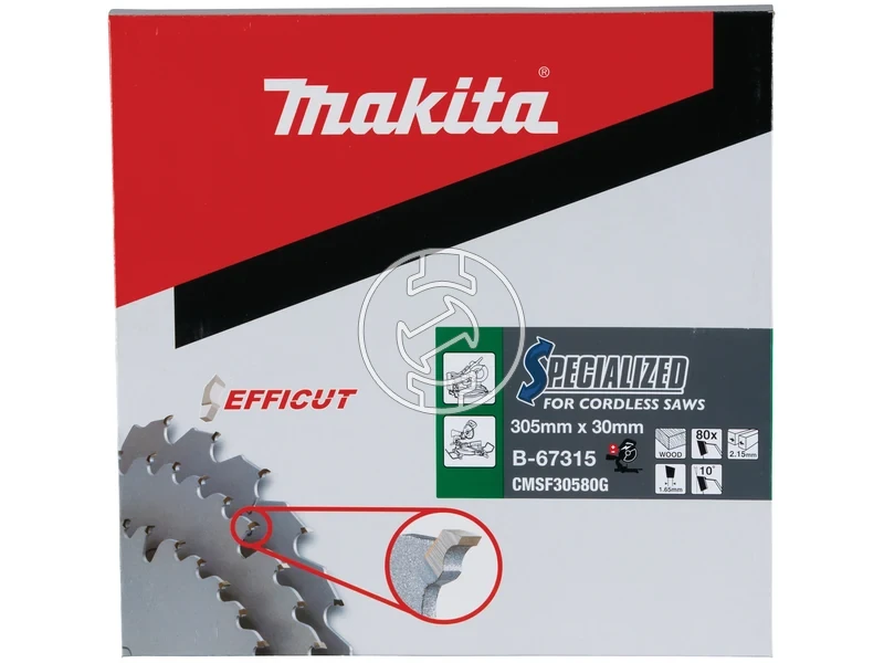 Kép: Makita Efficut korfureszlap 305 x 30 mm  fogszam 80 db  vagasszelesseg 215 mm_2.webp