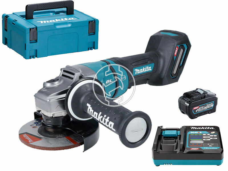 Makita GA050GT101 40Vmax XGT akkus sarokcsiszoló 1 x 5,0 Ah