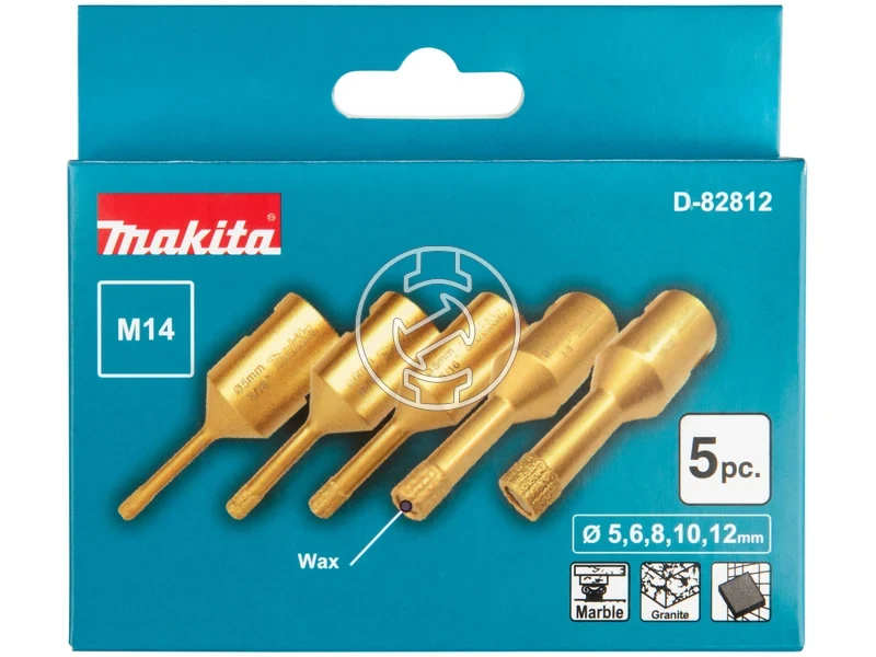 Kép: Makita gyemant furokorona keszlet M14 5-12 mm 5 db_1.webp