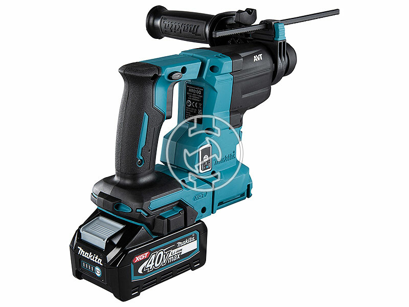 Makita HR010GD201 40Vmax XGT SDS-Plus akkus fúró-vésőkalapács 2 x 2,0 Ah + DX16