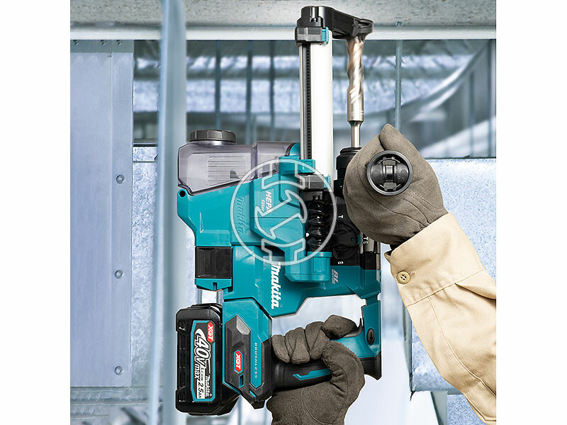 Makita HR010GD201 40Vmax XGT SDS-Plus akkus fúró-vésőkalapács 2 x 2,0 Ah + DX16