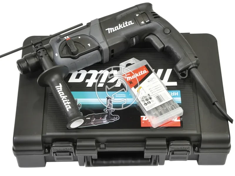 Makita HR2470BX40 elektromos fúró-vésőkalapács 2,4 J | Betonban: 24 mm | 3,3 kg | 780 W | SDS-Plus | Kofferben