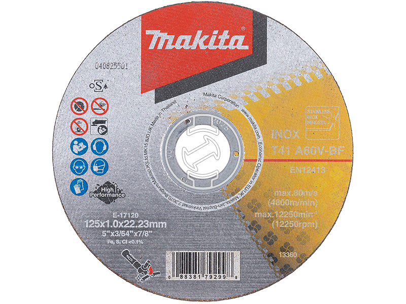 Makita INOX A60V 125x1 mm vágókorong 25 db