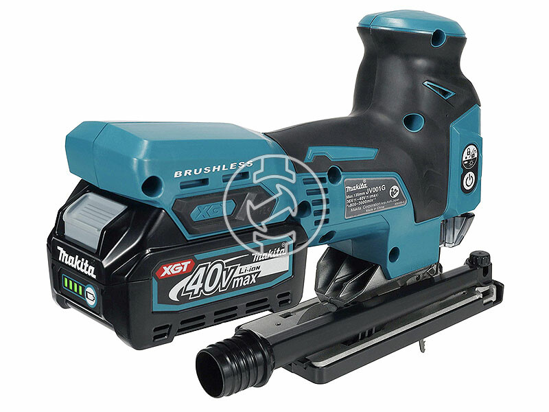 Makita JV001GD201 40Vmax XGT akkus dekopírfűrész 135 mm 2 x 2,5 Ah